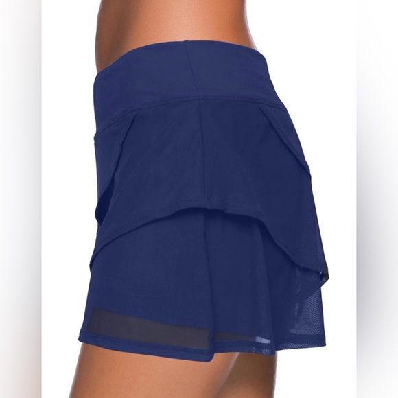 Activewear Ruffle Swim Skirt - Picture 2 of 7